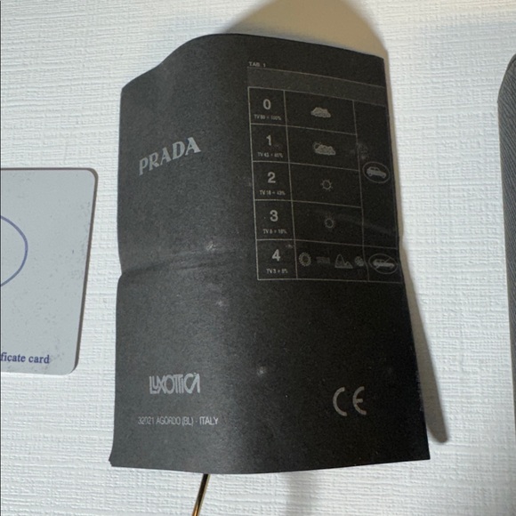 Prada womens Cinema Evolution pale gold metal 62 15 140 sunglasses EUC - Picture 9 of 11